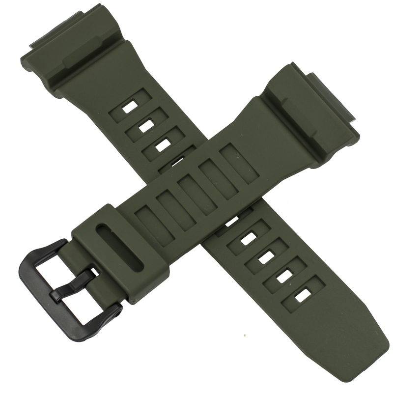 Casio watch strap for dark green HDC-700-3AV - Discontinued 10559689