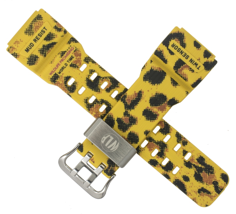 Casio watch strap for yellow leopard GG-1000WLP-1A 10580618