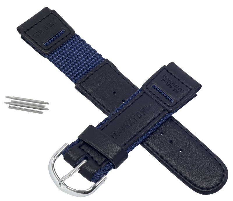 Casio watch strap for black/blue textile W-94HF-2A 10012372