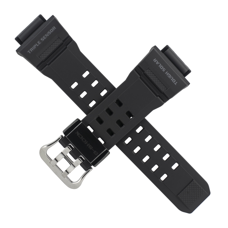 Casio watch strap with black loop for black GW-9400-1B 10601902