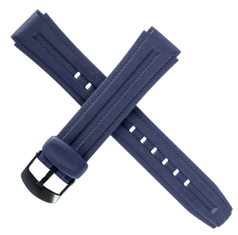 Casio watch strap for dark blue W-211-2AV 10268501