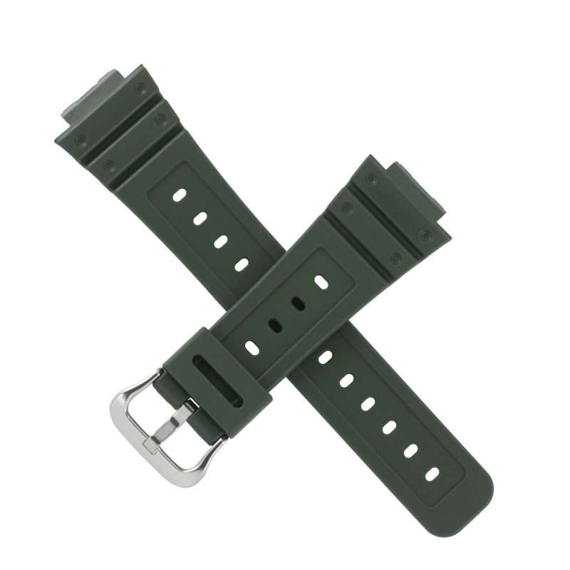 Casio watch strap for green DW-5600RB-3 10634397