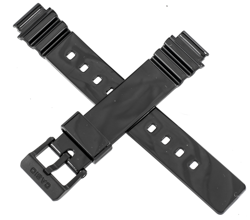 Casio watch strap for gloss black LRW-200H-1BV 10406535