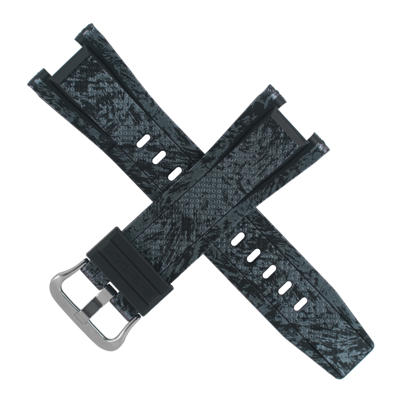 Casio watch strap for black/metallic blue GST-200CP-2A 10514392