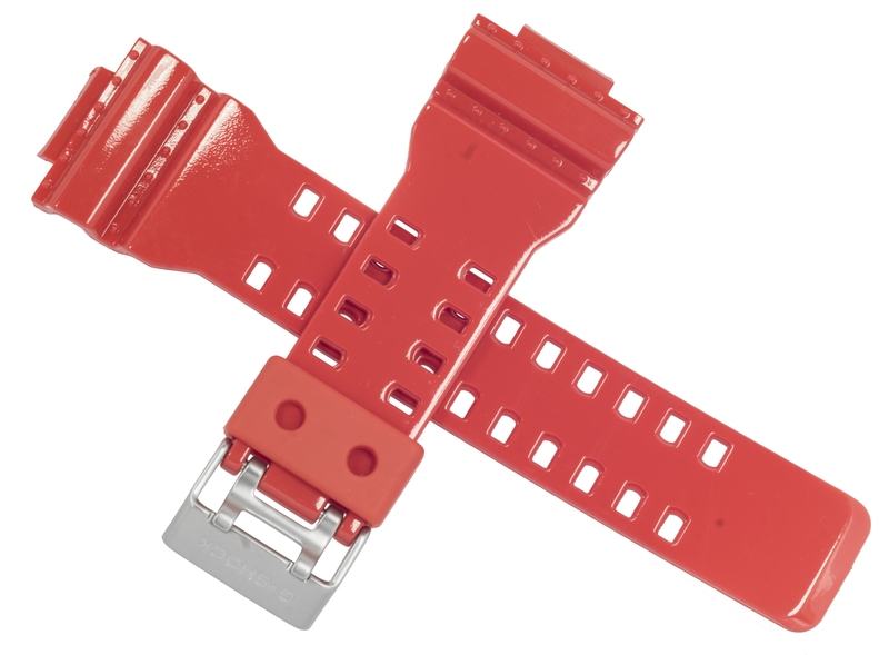 Casio watch strap for gloss red G-8900A-4 10400711