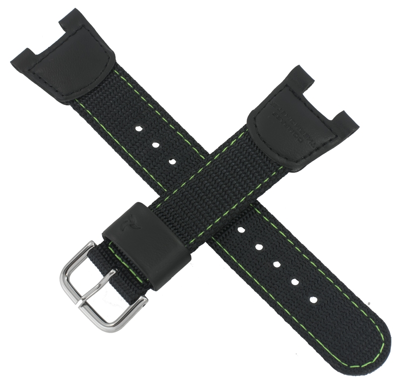 Casio watch strap for green textile SGW-100B-3A2 10500869