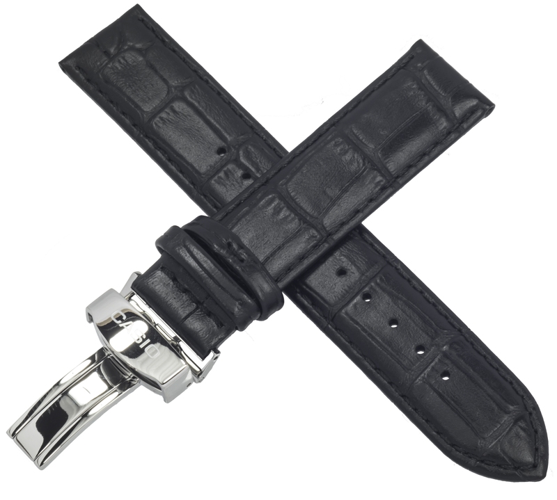 Casio watch strap for black leather BEM-506L-1AV 10341722