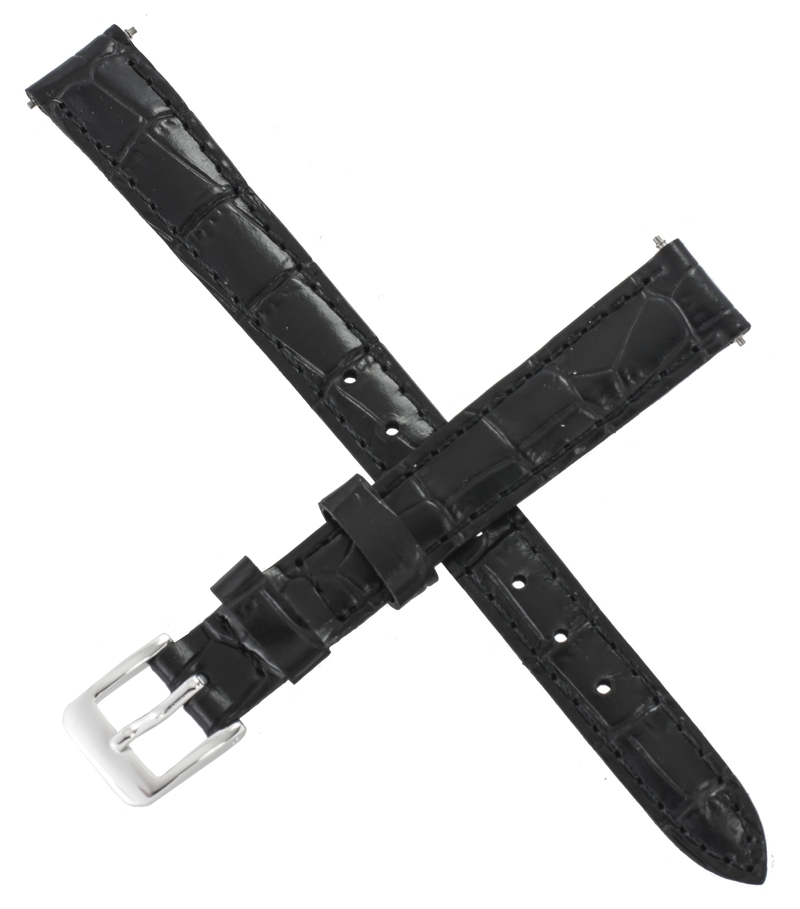 Casio watch strap for black leather LTP-1236L 10471411