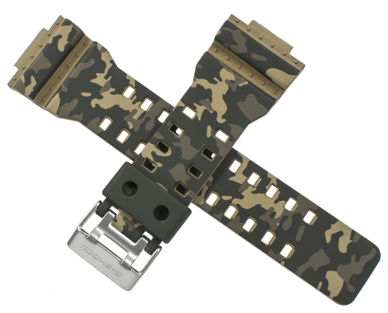 Casio watch strap for brown camouflage GA-100CM-5A 10507073
