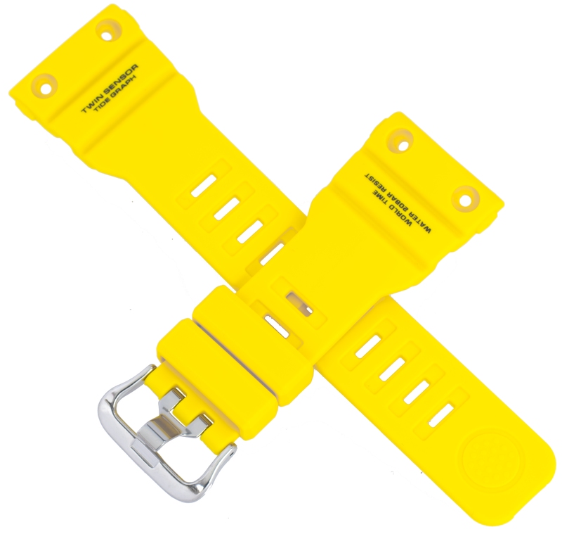 Casio watch strap for yellow GN-1000-9A 10504394