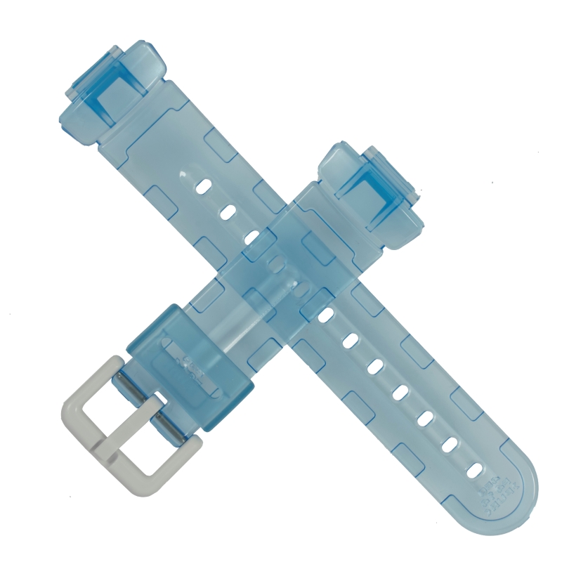 Casio watch strap for translucent blue BG-169A-2V 10148908