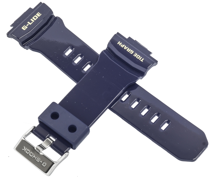 Casio watch strap for gloss dark blue GLX-150B-6 10443519