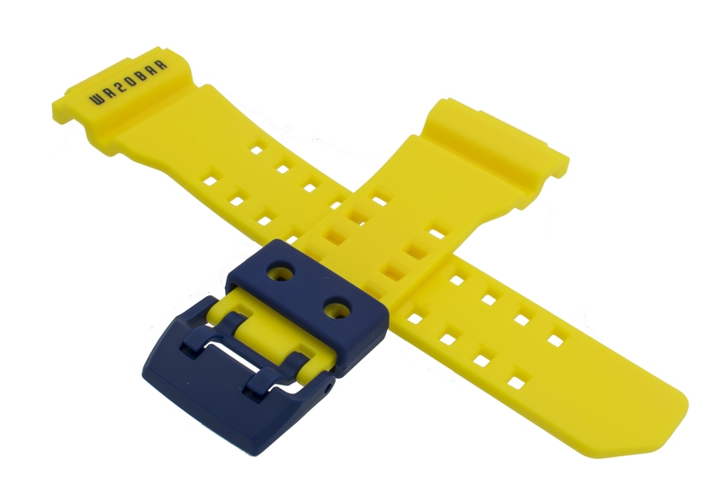 Casio watch strap for yellow GA-400-9B 10482079