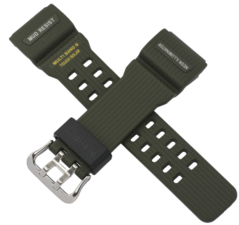 Casio watch strap for dark green GWG-100-1A3 10559691