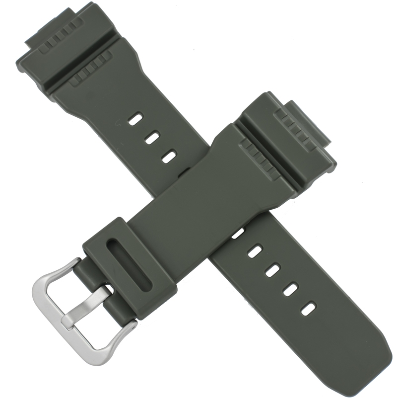 Casio watch strap for dark green GR-7900KG-3 10403785