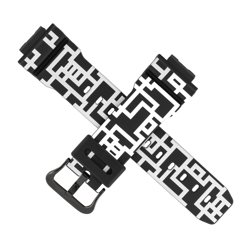 Casio watch strap for black/white DW-5600HT-1 10538958