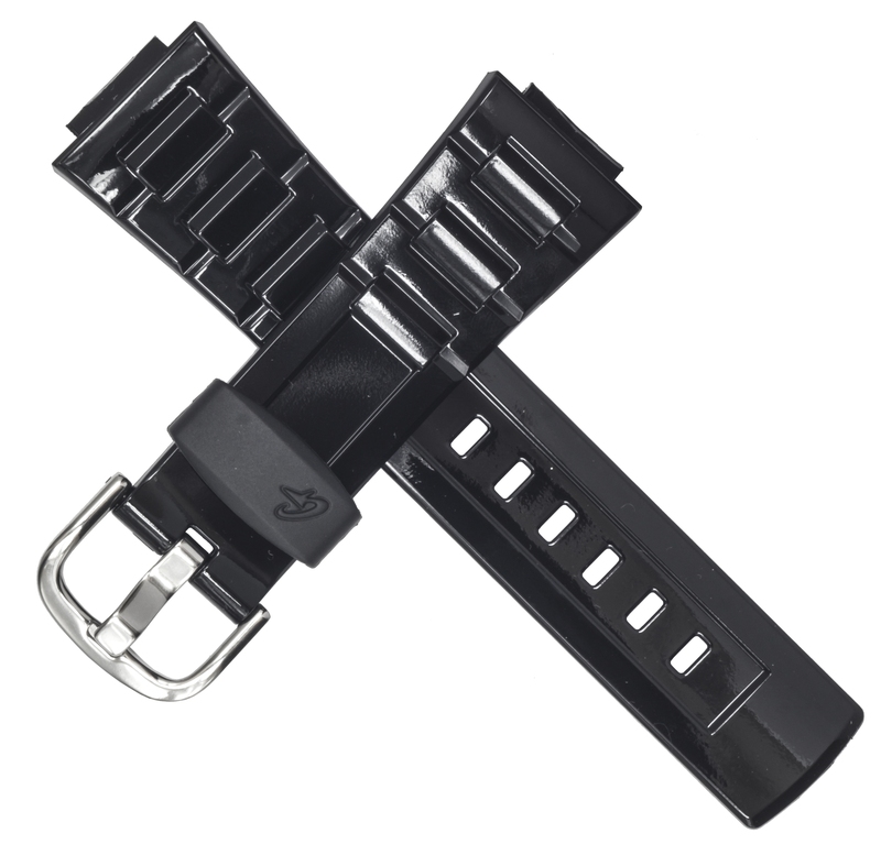 Casio watch strap for gloss black BG-3000-1 10290521