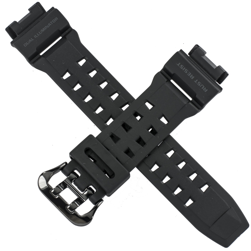 Casio watch strap for black G-9100BP-1V 10383955