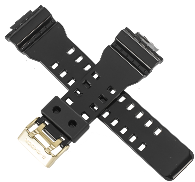 Casio watch strap for gloss black GA-110GB-1A 10391028