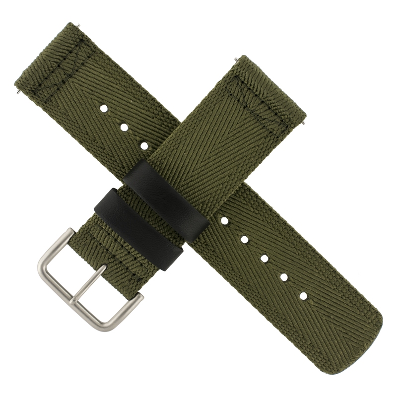 Casio watch strap for green textile PRW-6600YB-3 10568024