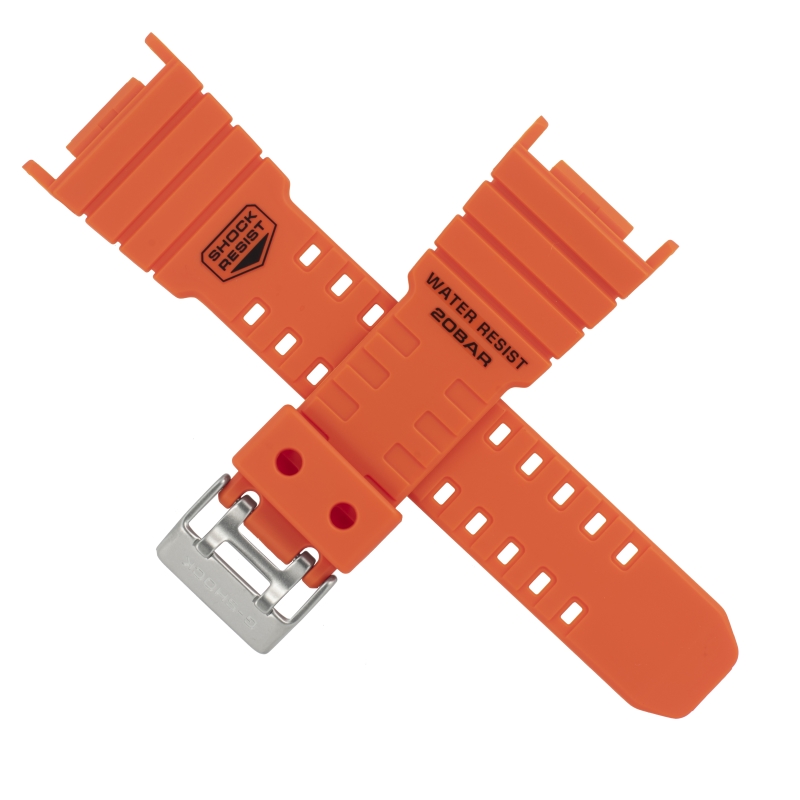 Casio watch strap for orange DW-D5500MR-4 10482448
