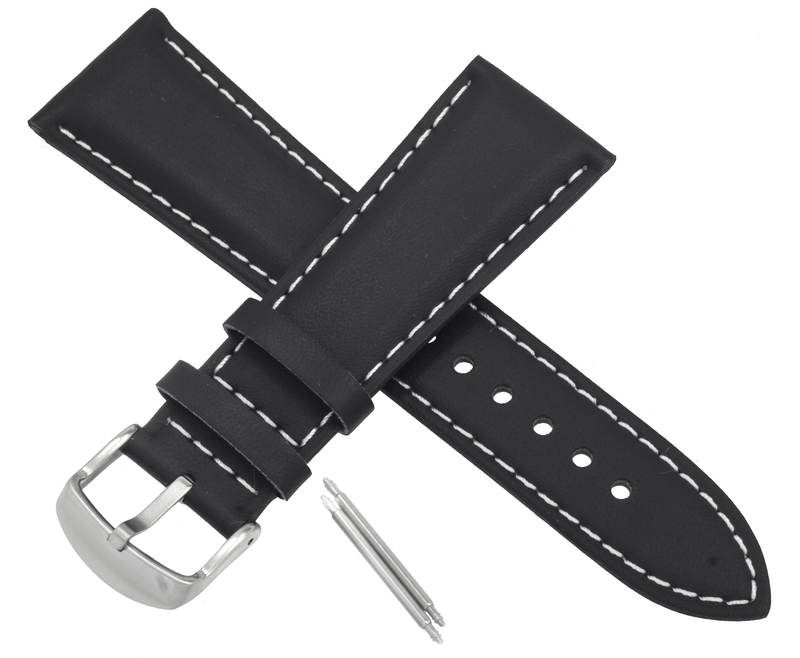 Casio watch strap for black leather EF-509L-1AV 10273089