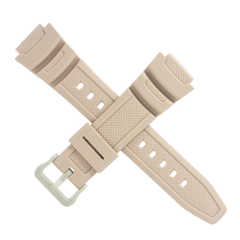 Casio watch strap for beige W-218HC-4A2V 10636540