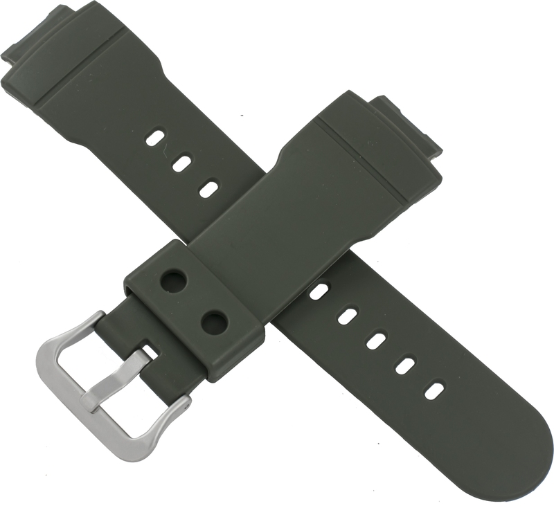 Casio watch strap for dark green AWG-M500KG-3A 10403747