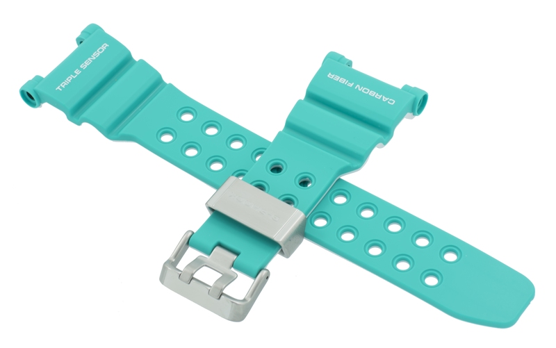 Casio watch strap for turquoise/white GWF-D1000MB-3 10545296