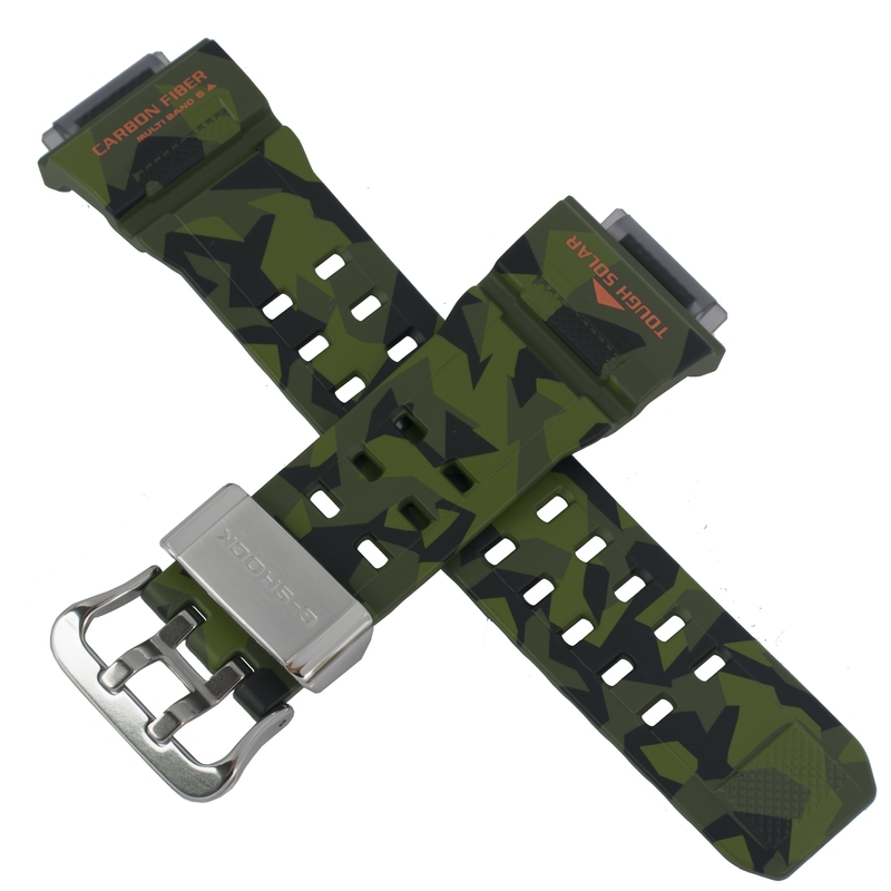 Casio watch strap for green camo GW-9400CMJ-3 10492942