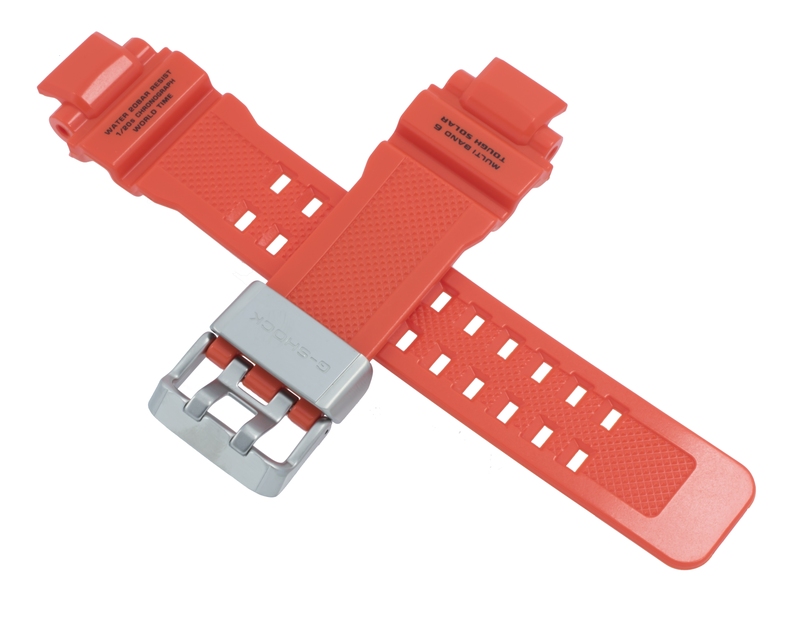 Casio watch strap for orange GW-A1100R-4A 10470476