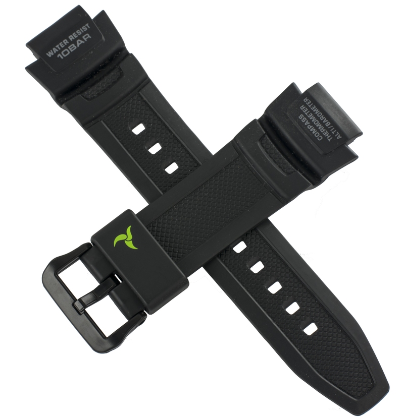 Casio watch strap for black/green flower SGW-1000-2B 10500705