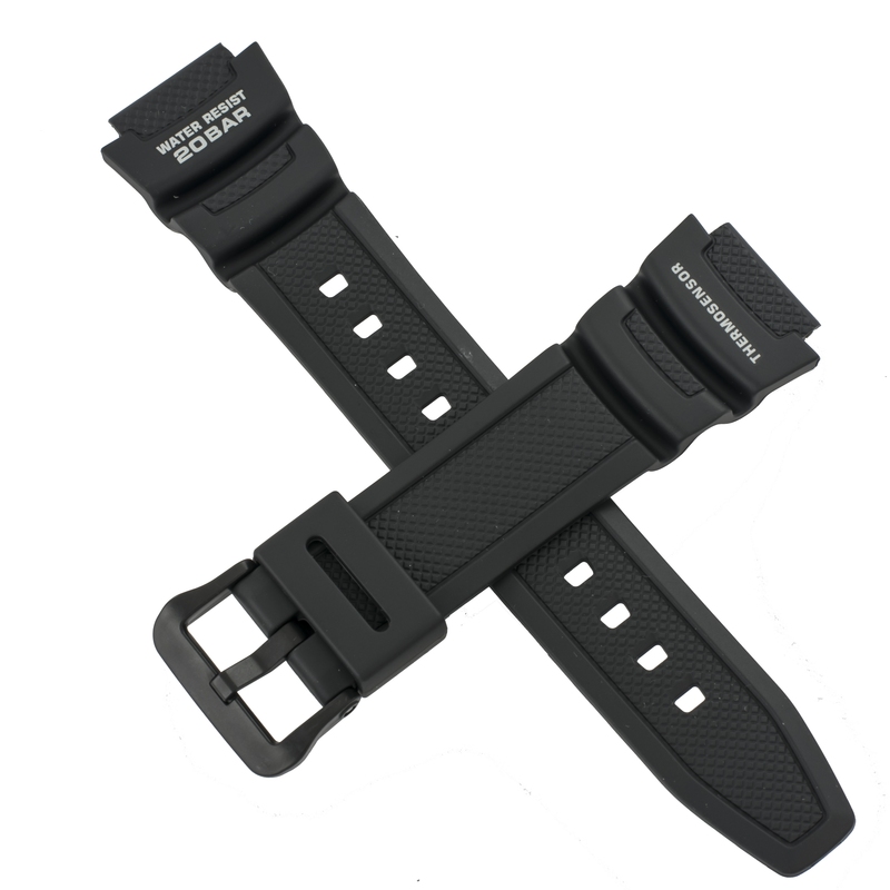 Casio watch strap for black AQW-101J-1A 10337327