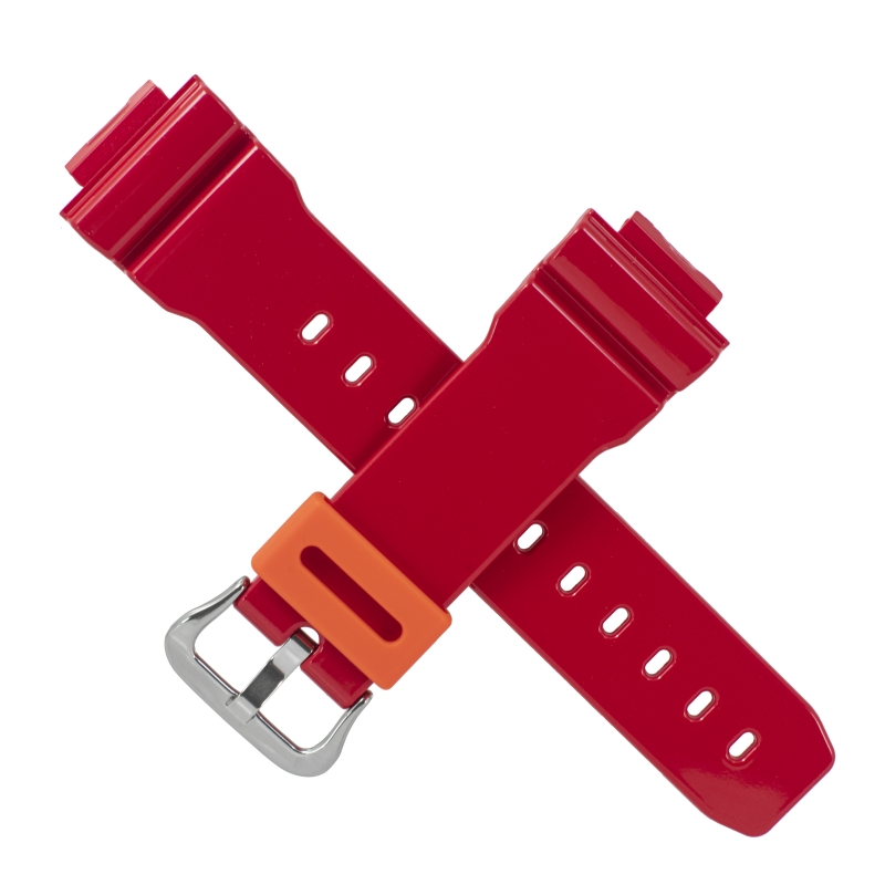 Casio watch strap for gloss red DW-6900CB-4 10627152