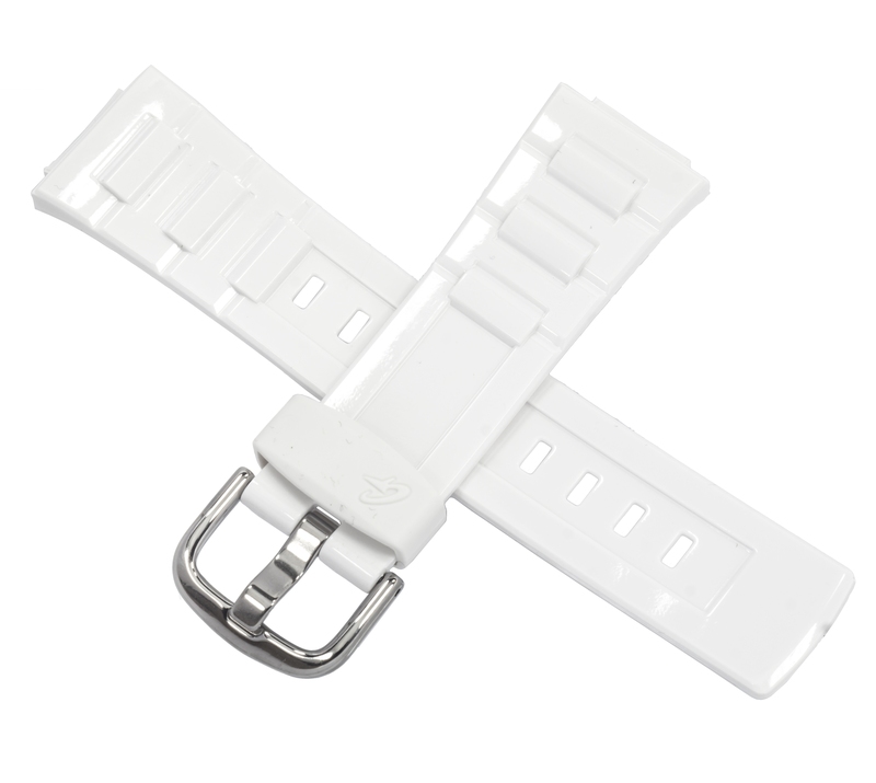 Casio watch strap for gloss white BG-3000-7A 10290522