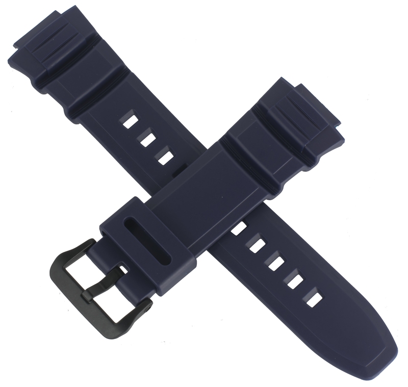 Casio watch strap for dark blue W-S220-2AV 10452412