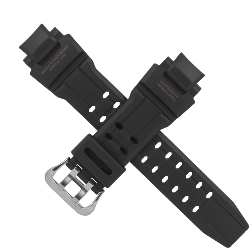 Casio watch strap for black/red text GA-1100RG-1A 10536680