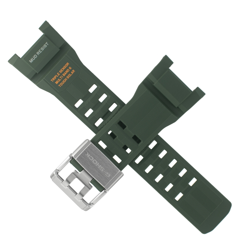 Green strap for Casio GWG-B1000-3A 10664307