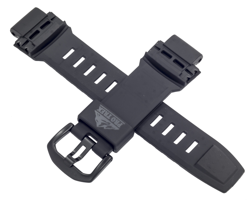 Casio watch strap for black PRG-250-1A 10395411