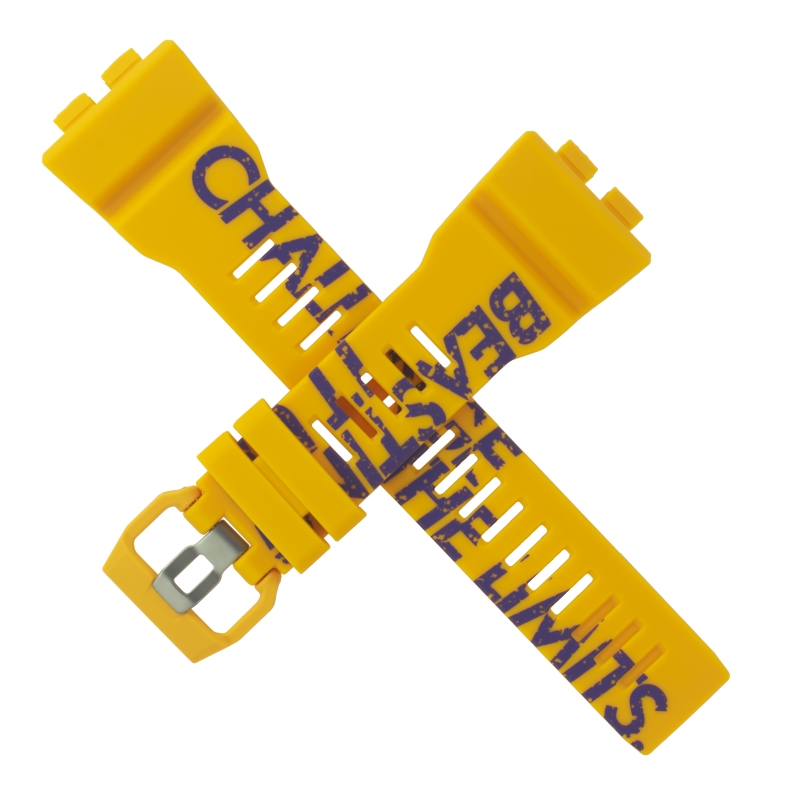 Casio watch strap for yellow GBA-800DG-9A 10582210