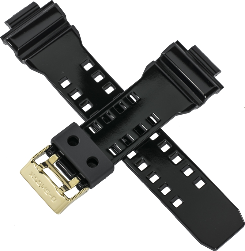 Casio watch strap for gloss black GD-350BR-1 10447282