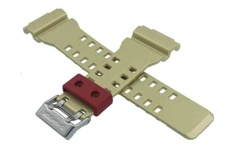 Casio watch strap for gold/red GA-110CS-4A 10477354