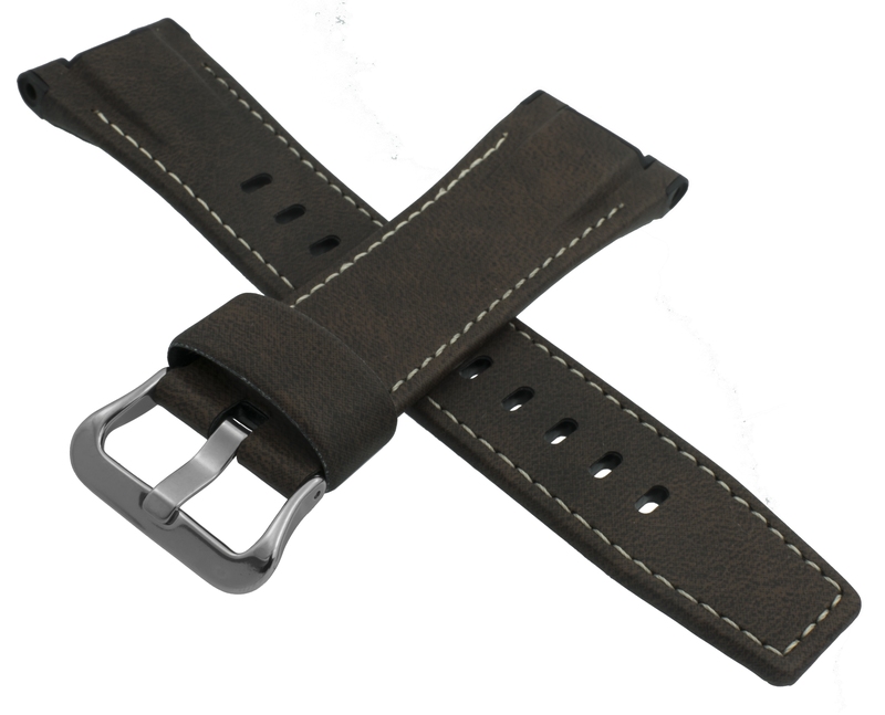 Casio watch strap for brown leather GST-S130L-1A 10540150