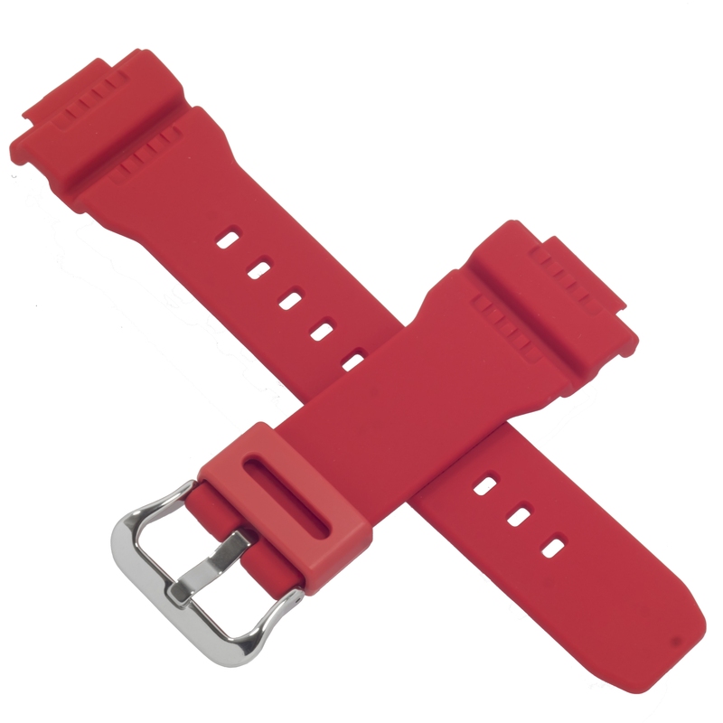 Casio watch strap for red G-7900A-4 10332099