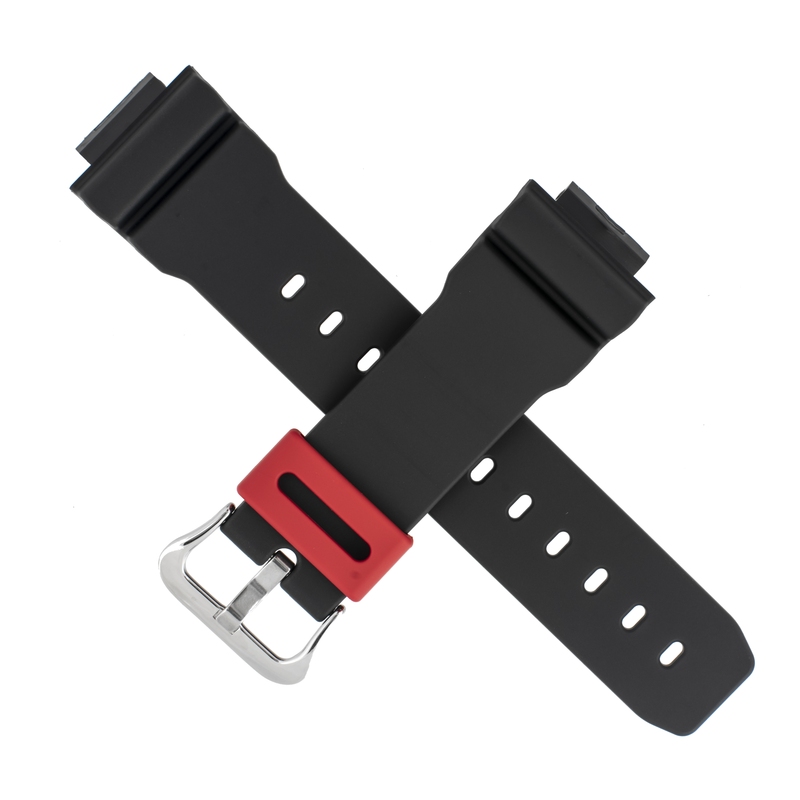 Casio watch strap for black/red GW-M5610RB-4 10588488