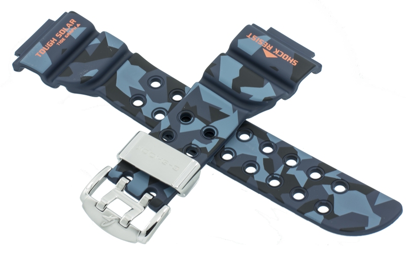 Casio watch strap for blue camo GF-8250CM-2 10503947