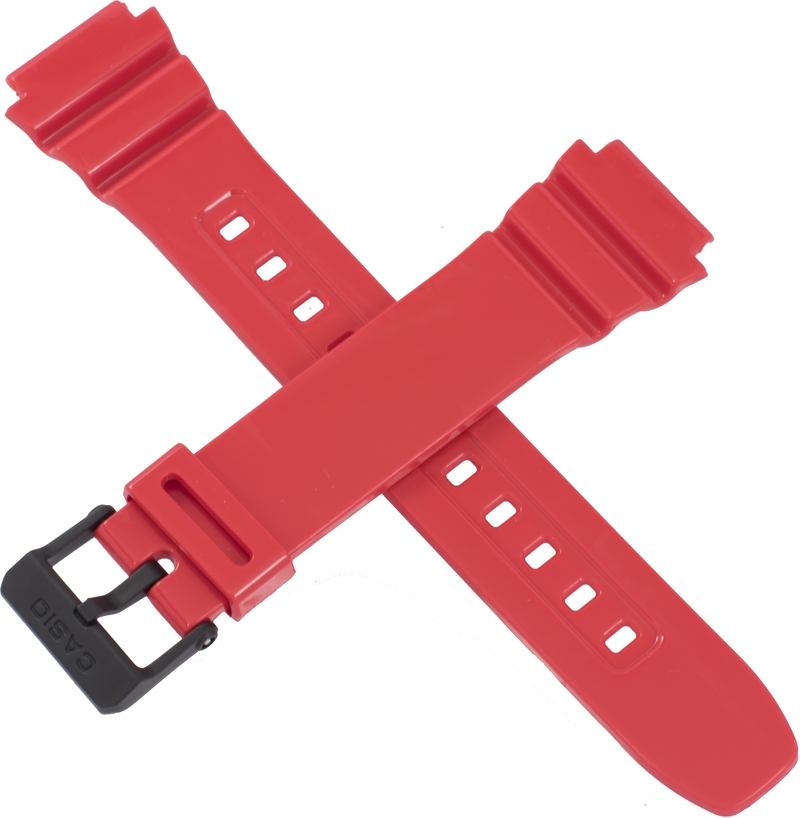 Casio watch strap for gloss red F-108WHC-4A 10409327