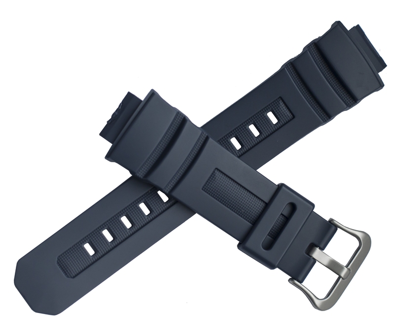 Casio watch strap for dark blue AWG-M100NV-2A 10430832