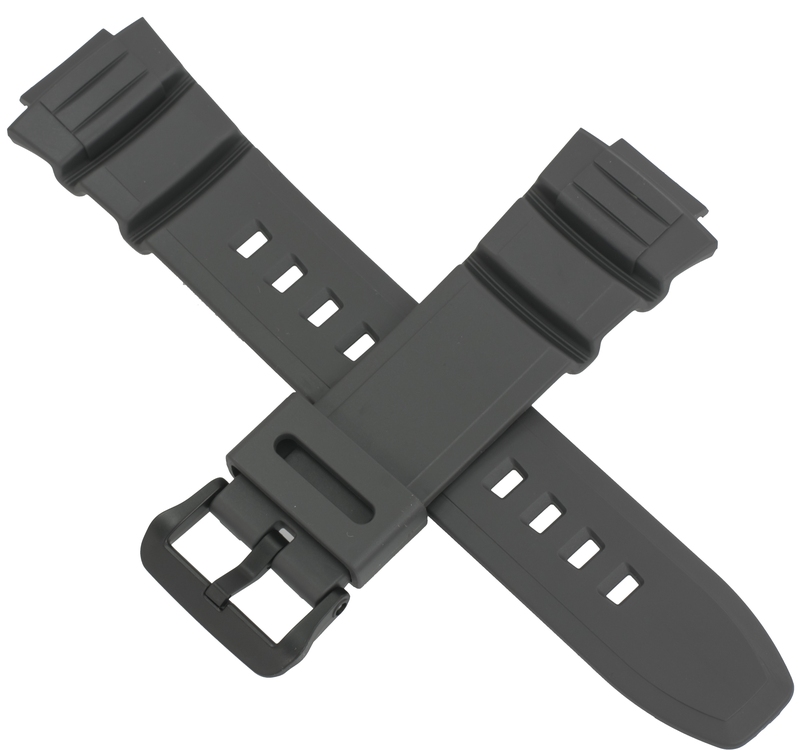 Casio watch strap for dark grey W-S220-8AV 10452414