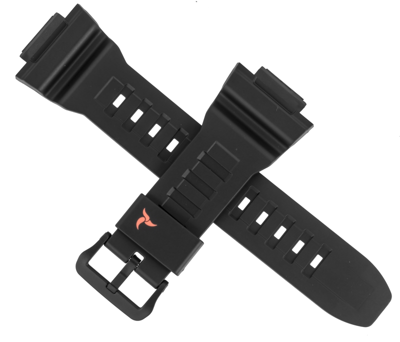 Casio watch strap for black/orange flower STL-S110-1A 10500876